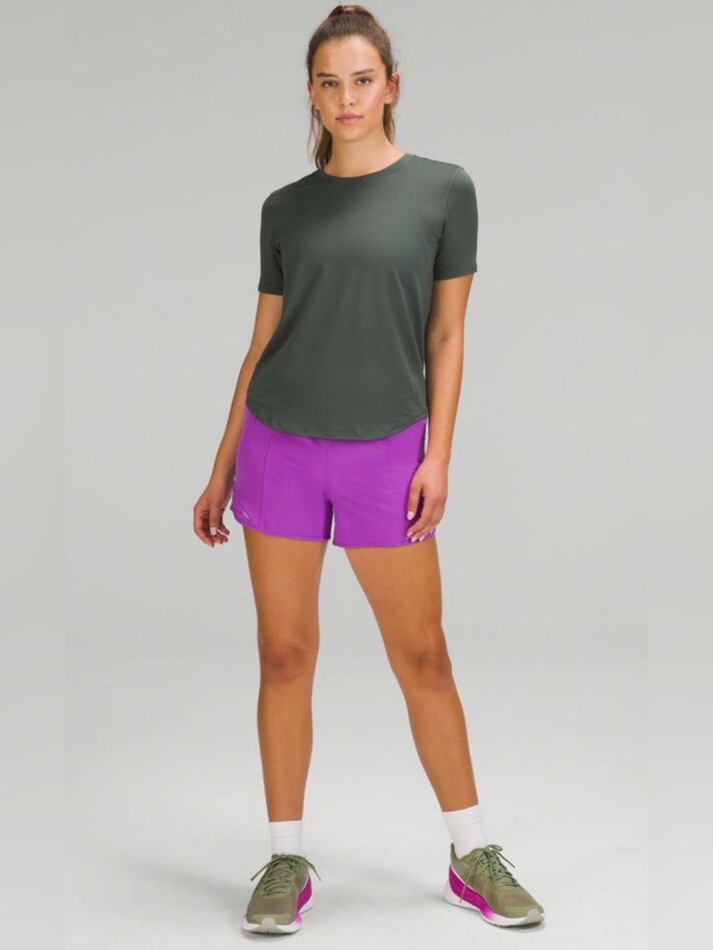 Lululemon Purple Hotty Hot 4” Inseam Shorts Size 16